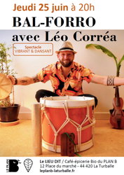 Concert Bal Forro Léo Côrrea Guérande Loire Atlantique