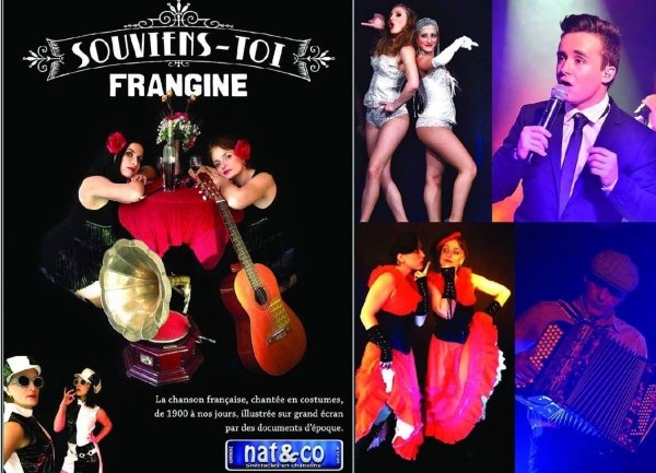 Cabaret revue Cie Nat Co SOUVIENS-TOI FRANGINE Toulouse Haute Garonne