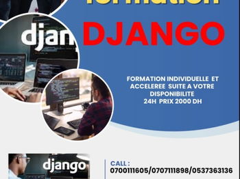 Formation DJANGO Kenitra Rabat Maroc