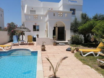 Location villa piscine Djerba Tunisie