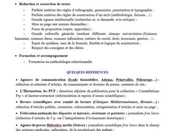 Travaux correction reformulation aide méthodologique 20 ans d&#039;expérience