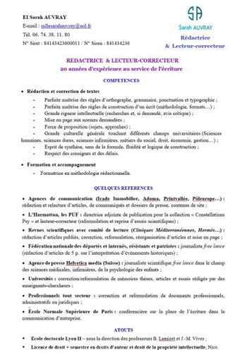 Travaux correction reformulation aide méthodologique 20 ans d'expérience