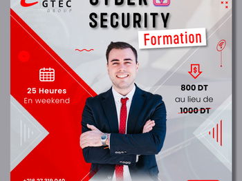 Annonce Nouvelle session formation Cybersécurité L&#039;Ariana Tunisie