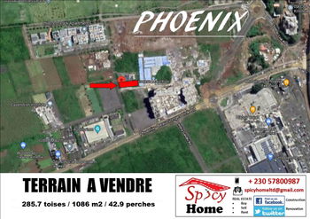 Vente Terrain Phoenix 4 Bornes Ile Maurice