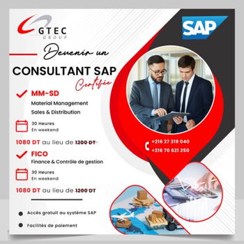 Annonce FORMATION SAP FICO / SAP MM SD Tunis Tunisie