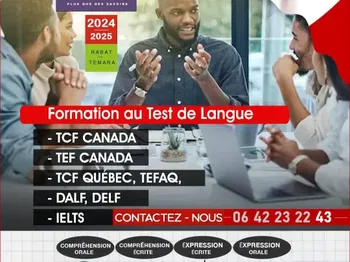 Annonce PREPARATION COMPLETE INDIVIDUELLE TEF/TCF/DELF/DALFTOEIC/TOEFL/IELTS Rabat