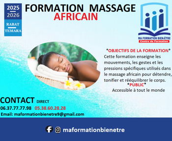 FORMATION MASSAGE AFRICAIN