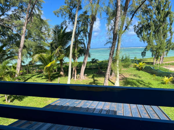 Vue sur le balcon
