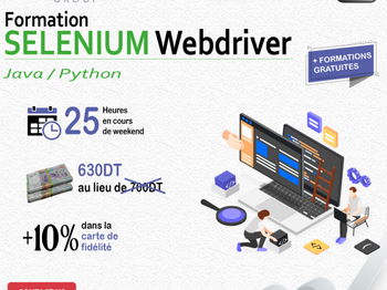 Boostez vos compétences test automatisé Sélénium L&#039;Ariana Tunisie
