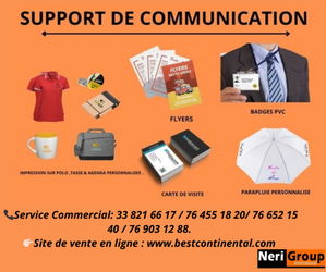 IMPRESSION SUPPORT COMMUNICATION Dakar Sénégal
