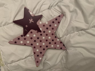Étoile décoration en bois