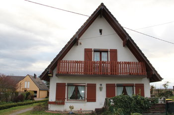 vue de la maison côté route