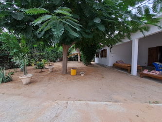 vue terrain implantation piscine éventuelle