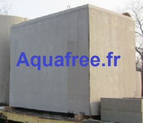 Citerne tamponnement d&#039;eau pluie Vénissieux Rhône