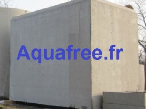Citerne tamponnement d&#039;eau pluie Vénissieux Rhône
