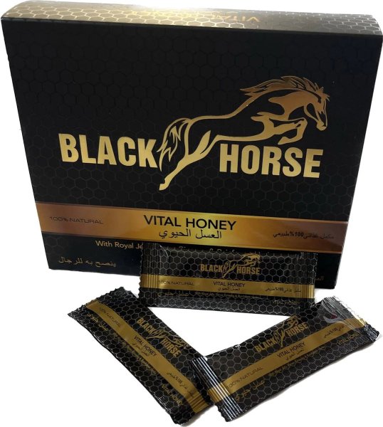 Miel Black Horse Vital Honey effets 3 jours lot 3sachets