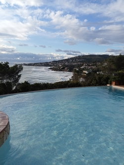 La vue en se baignant