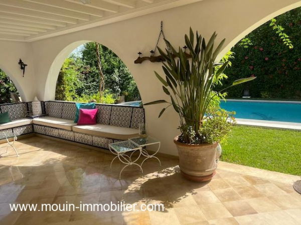 villa avec piscine à louer à Hammamet