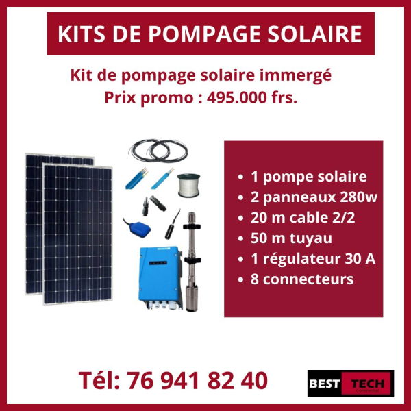 kit pompage solaire