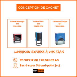 CONCEPTION DE CACHETS