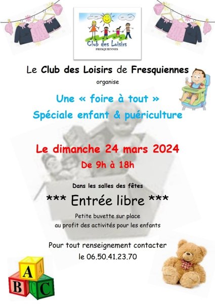 Foire Tout spéciale enfants puériculture Fresquiennes Seine Maritime