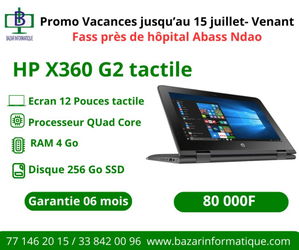 Annonce promotion ordinateur hpx360 G2 TACTILE Dakar Sénégal
