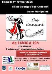 Thé dansant Saint-Georges-des-Coteaux Charente Maritime