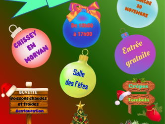 Affiche marché de Noël