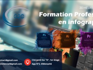 Formation 100 % Pratique Design Graphique L&#039;Ariana Tunisie