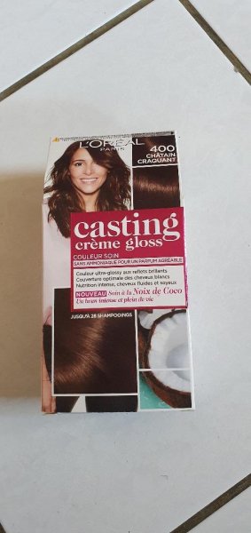 Teinture cheveux Casting L'Oréal Châtain craquant N&deg 400 LOT 3