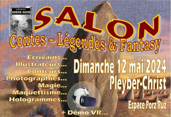 Salon Contes – Légendes & Fantasy 2024 Pleyber-Christ Finistère