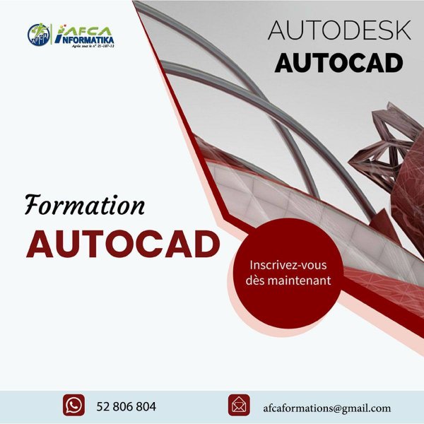 AutoCad 2D 3D Nabeul Tunisie