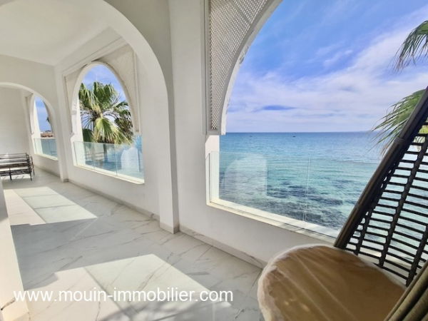 appartement pieds dans l'eau à louer à Hammamet