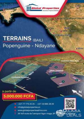 Vente Terrain popeguine Popenguine Sénégal