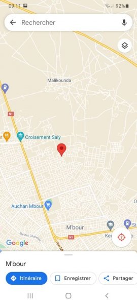 Vente Terrain 300 mètres carrés délibération Mbour M'Bour Sénégal