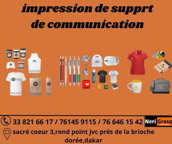 IMPRESSION VOS SUPPORTS COMMUNICATIONS D&#039;ENTREPRISES BON PRIX DAKAR