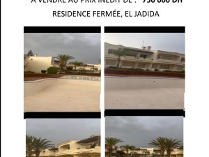 Annonce Vente Prix choc ! Apparemment dans 1 résidence fermée piscine El Jadida
