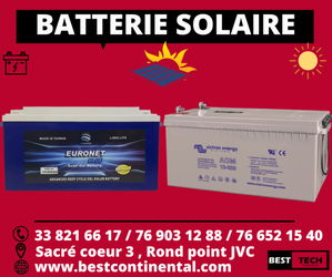 BATTERIES SOLAIRES EURONET, VITRON ENERGY ET SUKAM EN VENTE