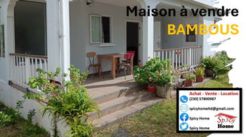 Vente Maison 3 chambres Bambous Flic en Flac Ile Maurice