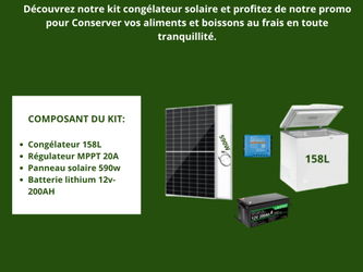 KIT DE CONGELATEUR SOLAIRE