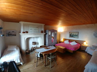 Location Manoir Cristal Chambre familiale 2 Futuroscope Beaumont-Sardolles