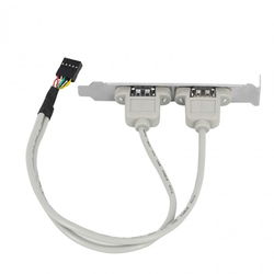 2 Ports USB 2 0 Panneau Arrière vers Carte Mère connecteur 9 broches Esch