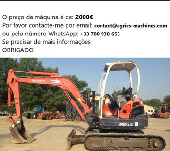 Annonce Mini pelle Kubota ALVOR Portugal