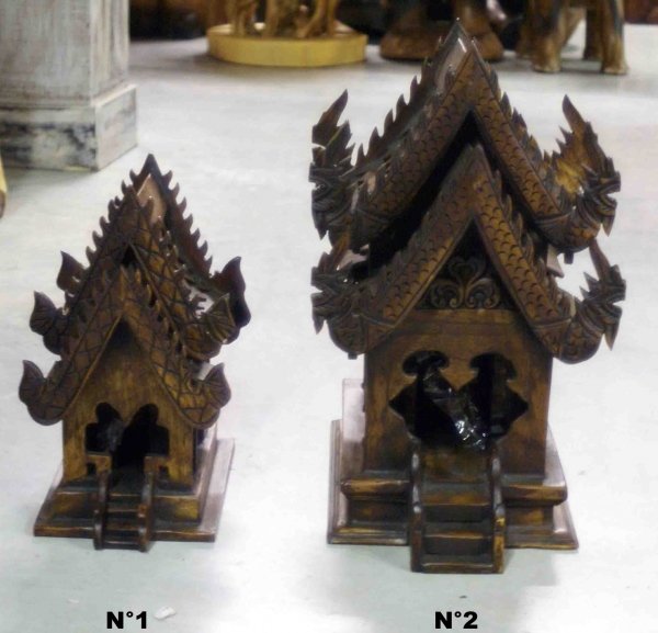 temple traditionnel Thaïlandais bois H 29 Sedan Ardennes