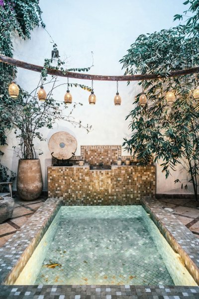 Location riad maison d'hôte 8 chambres piscine Medina Marrakech Maroc