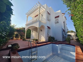 Location Villa Perla Hammamet Nord Tunisie