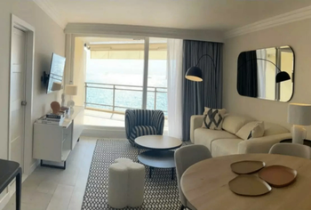 VUE MER ! LOCATION d&#039;1 BEL APPARTEMENT 2 CHAMBRES CARRE D&#039;OR MONTE CARLO