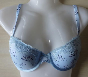 Soutien gorge bleu motif taille 85D neuf 144 Pleaux Cantal