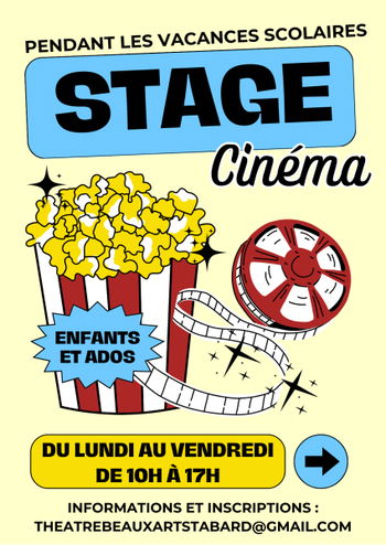 Stage Cinéma pour les ans les ans Montpellier Hérault