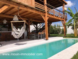 Annonce Vente VILLA BOIS Hammamet Zone Craxi Tunisie